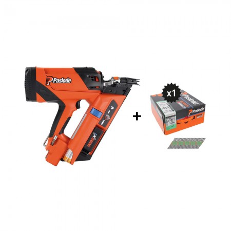 Cloueur à gaz Paslode IM90Xi Lithium + 1 pack 2500 2,8x70 CRT SPIT