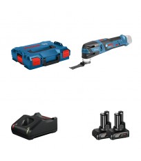 Découpeur-ponceur GOP 12 V-28 + 2bat 12V 6 Ah + 1 GAL 12V-40 BOSCH
