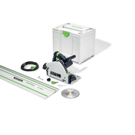 Scie circulaire plongeante Ø160 mm TS 55 FEBQ-Plus + rail 800 mm FESTOOL