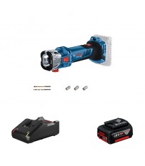 Outil rotatif GCU 18V-30 + 1bat GBA 18V 4 Ah + 1 GAL 18V-40 BOSCH