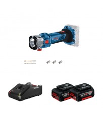 Outil rotatif GCU 18V-30 + 2bat GBA 18V 4 Ah + 1 GAL 18V-40 BOSCH