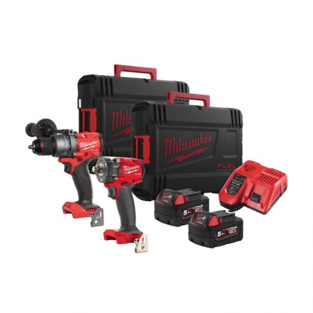 Pack 2 outils 18V M18 FPP2B3-502X (FPD3-0X + FIW2F12-0X) MILWAUKEE