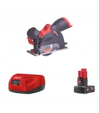 Meuleuse angulaire Ø76 mm 12V M12 FCOT-0 + 1 batterie 12V 4 Ah + chargeur C12 C MILWAUKEE