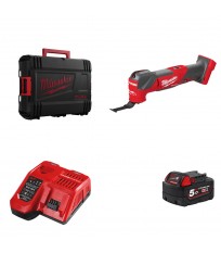Multi-Tool 18V M18 FMT-0X + 1 batterie 18V 5 Ah + chargeur M12-18FC MILWAUKEE