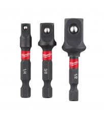 Set de 3 adpatateurs Shockwave MILWAUKEE