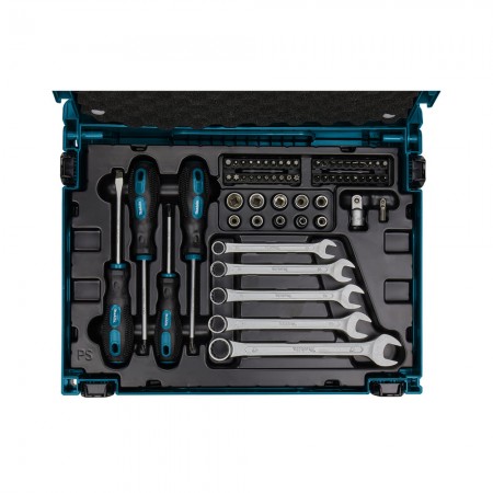 Coffret MAKPAC 87 outils à main MAKITA
