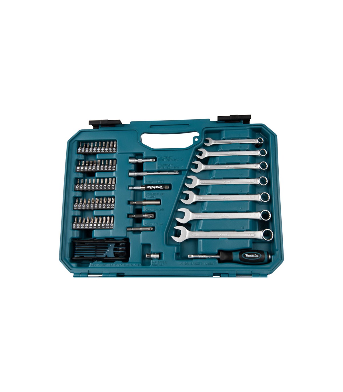 Jeu d'outils (120 pieces) en coffret makita en chrome-vanadium - e-06616  MAK0088381570251 - Conforama