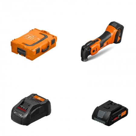 Multimaster AMM 700 MAX AS + 1 batterie ProCore 18V 4 Ah AS + 1 chargeur GAL 1880 CV AS FEIN