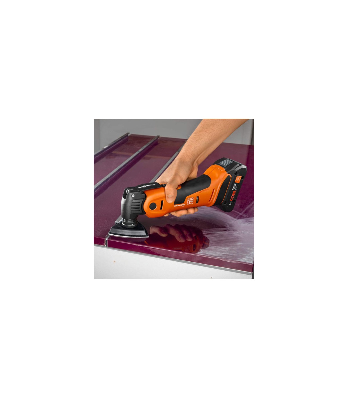Multimaster AMM 700 MAX TOP AS + 2 batteries ProCore 18V 4 Ah AS + 1 chargeur GAL 1880 CV AS FEIN