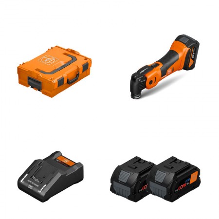 Multimaster AMM 700 MAX TOP AS + 2 batteries ProCore 18V 8 Ah AS + 1 chargeur GAL 18V-160 AS FEIN