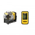 Pack laser vert DCE089D1G-QW + Cellule de réception DE0892G-XJ DEWALT