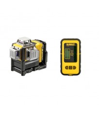 Pack laser vert DCE089D1G-QW + Cellule de réception DE0892G-XJ DEWALT
