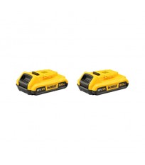 Pack 2 batteries XR 18V 2 Ah DEWALT