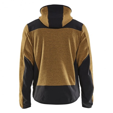 Veste tricotée à capuche avec softshell BLAKLADER