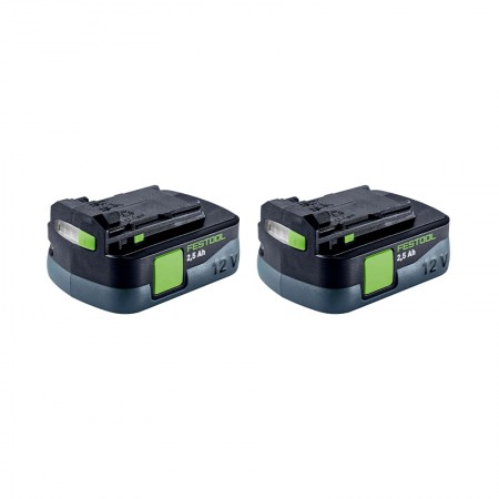 Pack de 2 batteries BP 12 Li 2,5 C FESTOOL