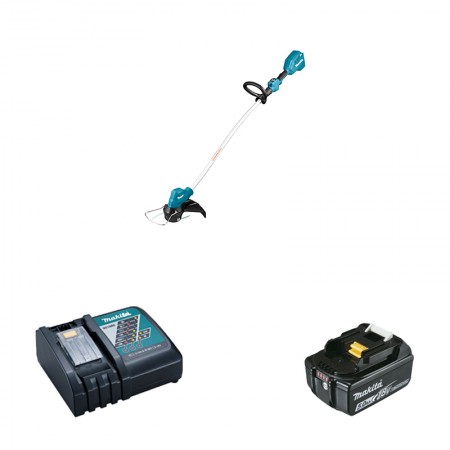 Coupe-bordure 18V DUR189Z + 1 batterie BL1850B 18V 5 Ah + 1 chargeur rapide DC18RC MAKITA