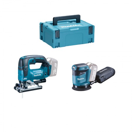 Pack de 2 machines 18V (DBO180 + DJV182) MAKITA