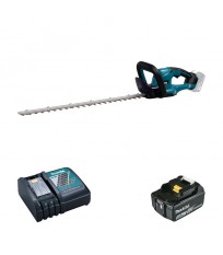 Taille-haie 18V DUH607Z + 1 batterie BL1850B 18V 5 Ah + 1 chargeur DC18RC MAKITA