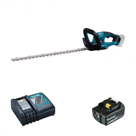 Taille-haie 18V DUH607Z + 1 batterie BL1850B 18V 5 Ah + 1 chargeur DC18RC MAKITA