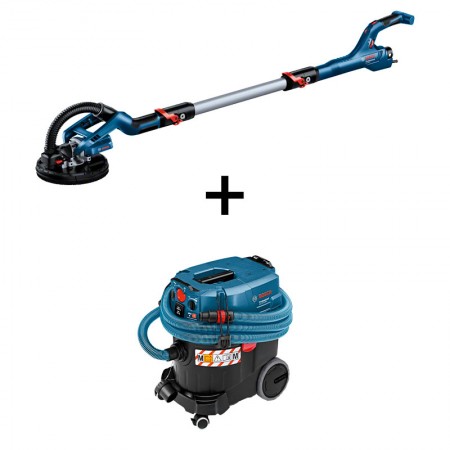 Ponceuse à bras Ø215 mm GTR 55-225 + Aspirateur GAS 35 M AFC BOSCH