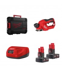 Rabot 56 mm M12 BLP-0X + 2 batterie 12V 4 Ah + 1 chargeur 12V C12C MILWAUKEE