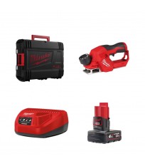 Rabot 56 mm M12 BLP-0X + 1 batterie 12V 4 Ah + 1 chargeur 12V C12 C MILWAUKEE