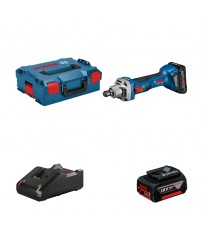 Meuleuse GGS 18 V-20 + 1 batterie GBA 18V 4 Ah + 1 chargeur GAL 18V-40 en L-BOXX BOSCH