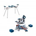 Scie à onglet Ø254 mm GCM 18V-254 D + Piètement GTA 2600 BOSCH