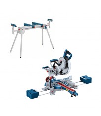 Scie à onglet Ø254 mm GCM 18V-254 D + Piètement GTA 2600 BOSCH