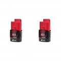 Pack de 2 batteries M12 B2 12V 2 Ah MILWAUKEE