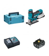 Scie sauteuse 18V DJV185ZJ + 1 batterie 18V 5 Ah + 1 chargeur rapide DC18RC MAKITA
