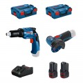 Pack de 2 Machines Meuleuse GWS 12V-76 + Visseuse placo GTB 12V-11 BOSCH