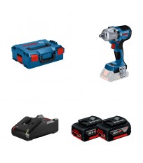 Boulonneuse GDS 18V-450 HC + 2 batteries GBA 18V 4 Ah + 1 chargeur GAL 18V-40 BOSCH