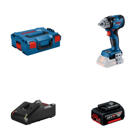 Boulonneuse GDS 18V-330 HC + 1 batterie GBA 18V 4 Ah + 1 chargeur GAL 18V-40 BOSCH