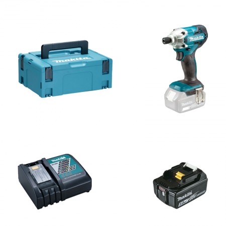 Visseuse à chocs DTD156ZJ + 1 batterie 18V 5 Ah + 1 chargeur rapide DC18RC MAKITA