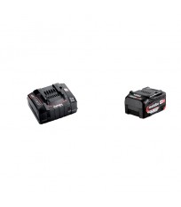 Pack de 1 batterie 18V 5,2 Ah + Chargeur rapide ASC 145 METABO
