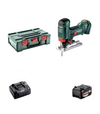 Scie sauteuse 18V STA 18 LTX 100 + 1 batterie 18V 5,2 Ah + 1 chargeur ASC 145 METABO