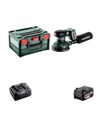 Ponceuse Ø 125 mm 18V SXA 18 LTX 125 BL + 1 batterie 18V 5.2 Ah + 1 Chargeur rapide ASC 145 METABO
