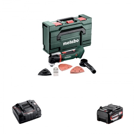 Outils multifonction 18V MT 18 LTX + 1 batterie 18V 5.2 Ah + 1 Chargeur ASC 145 METABO