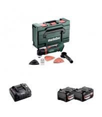 Outils multifonction 18V MT 18 LTX + 2 batteries 18V 5.2 Ah + 1 Chargeur ASC 145 METABO