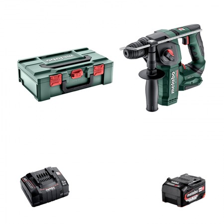 Perforateur 18V BH 18 LTX BL 16 + 1 Batterie 18V 5.2 Ah + 1 Chargeur ASC 145 METABO