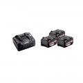 3 batteries 18V 5,2 Ah + Chargeur rapide ASC 145