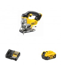 Scie sauteuse DCS331N-XJ + 1 batterie18V 5Ah + 1 chargeur rapide DCB115 DEWALT