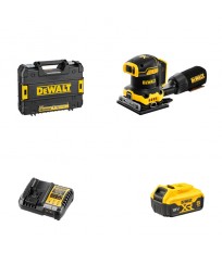 Ponceuse vibrante DCW200NT-XJ + 1 batterie 18V 5 Ah + 1 chargeur DCB1104-QW DEWALT