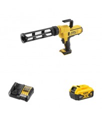 Pistolet à mastic 18V DCE560 + 1 batterie 18V 5 Ah + 1 Chargeur DCB1104-QW DEWALT