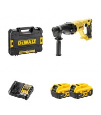 Perforateur SDS-Plus DCH133NT-XJ + 2 batteries 18V 5 Ah + chargeur DCB1104-QW DEWALT