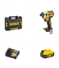 Visseuse à chocs 18V DCF887NT-XJ + 1 batterie 18V 5 Ah + chargeur DCB1104-QW DEWALT