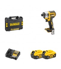 Visseuse à chocs 18V DCF887NT-XJ + 2 batteries 18V 5 Ah + chargeur DCB1104-QW DEWALT
