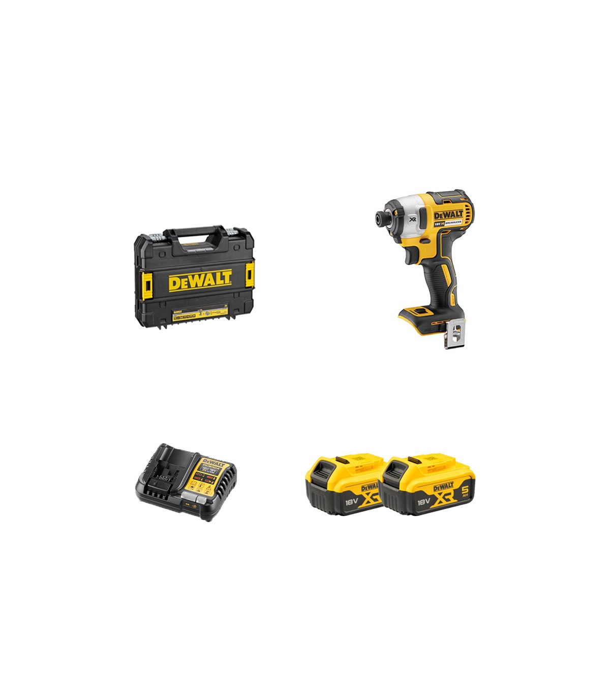 Visseuse à chocs DEWALT DCF887P2-QW 18V (2 x 5 Ah) Li-Ion XR