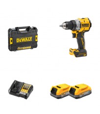 Perceuse-visseuse 18V DCD800NT-XJ + 2 batteries POWERSTACK 18V 1.7 Ah + 1 Chargeur DCB1104-QW DEWALT